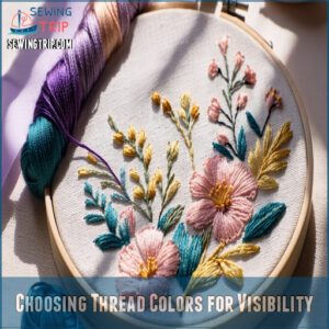 Choosing Thread Colors for Visibility