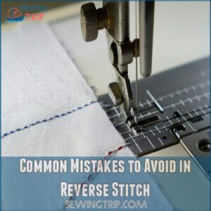 Common Mistakes to Avoid in Reverse Stitch