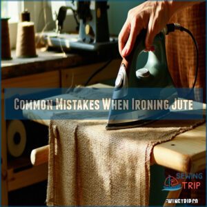 Common Mistakes When Ironing Jute