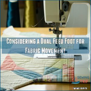 Considering a Dual Feed Foot for Fabric Movement