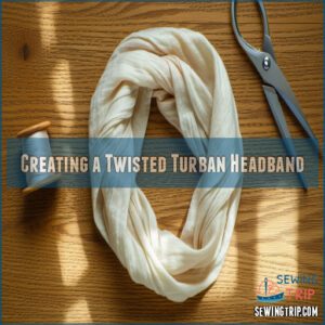 Creating a Twisted Turban Headband