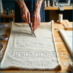 Creating Fringe for a Casual Edge