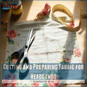 Cutting and Preparing Fabric for Headbands