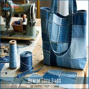 Denim Tote Bags