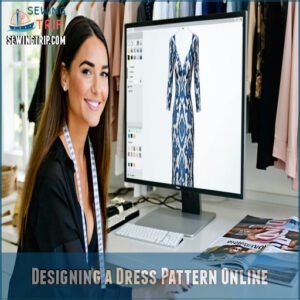 Designing a Dress Pattern Online