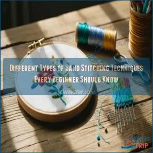 different types of hand stitching techniques