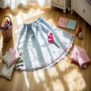 DIY Fat Quarter Skirt for Little Girls