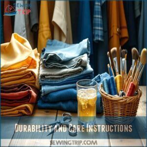 Durability and Care Instructions Durability and Care Instructions