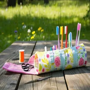 Easy Travel Toothbrush Roll Pattern