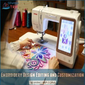 Embroidery Design Editing and Customization