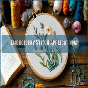 Embroidery Stitch Applications Embroidery Stitch Applications