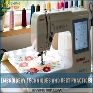 Embroidery Techniques and Best Practices