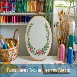 Embroidery Techniques and Fabric