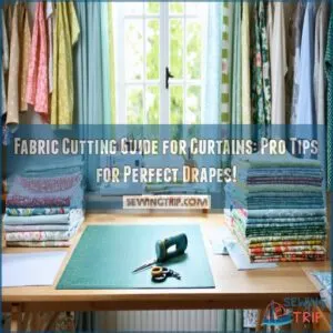 fabric cutting guide for curtains