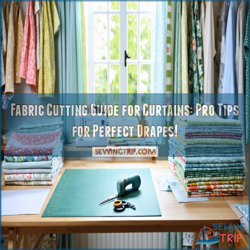 fabric cutting guide for curtains