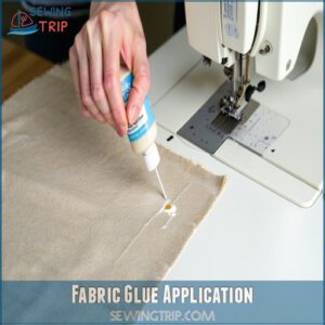 Fabric Glue Application