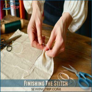 Finishing The Stitch Finishing The Stitch