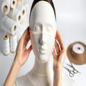 Fitted Mask With Curved Seams