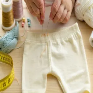 Hand-Sewn Baby Leggings