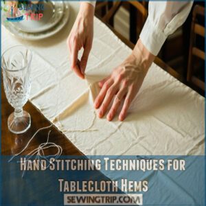 Hand Stitching Techniques for Tablecloth Hems