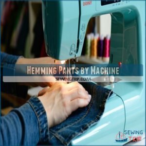 Hemming Pants by Machine