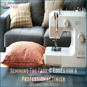 Hemming The Fabric Edges for a Professional Finish