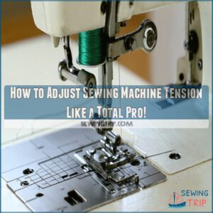 how to adjust tension on sewing machine