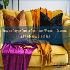 how to cover couch cushions without sewing