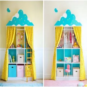 how to create a dollhouse or toy storage