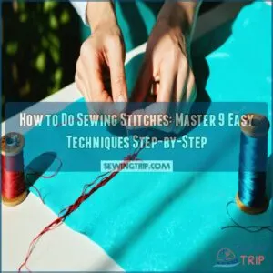 how to do sewing stitches