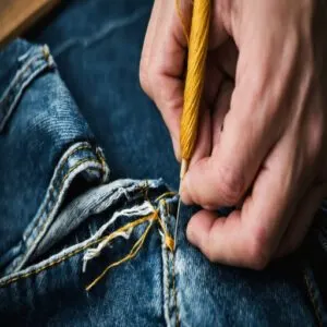 how to fix unraveling seam