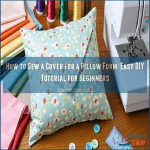 how to sew a cover for a pillow form