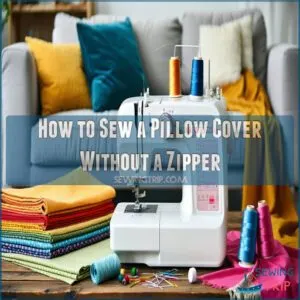 How to Sew a Pillow Cover Without a Zipper