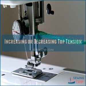 Increasing or Decreasing Top Tension Increasing or Decreasing Top Tension