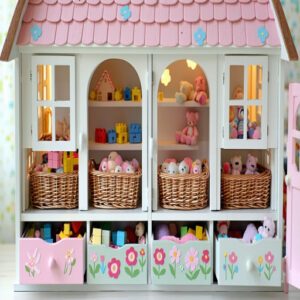 Innovative Toy Storage Solutions Within Dollhouses