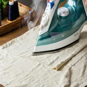 Ironing The Folded Seam Ironing The Folded Seam