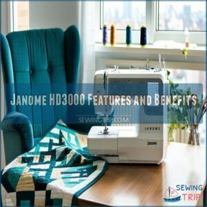 Janome HD3000 Features and Benefits Janome HD3000 Features and Benefits