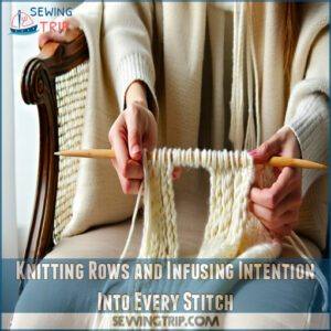 Knitting Rows and Infusing Intention Into Every Stitch