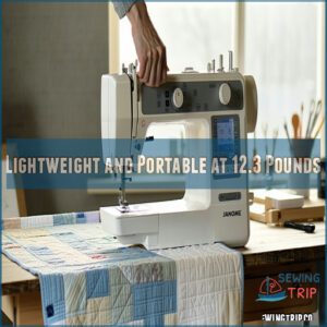 Lightweight and Portable at 12.3 Pounds