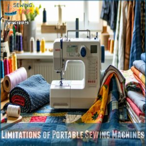 Limitations of Portable Sewing Machines