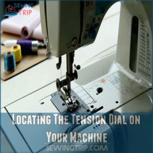 Locating The Tension Dial on Your Machine