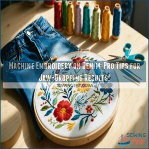 machine embroidery on denim machine embroidery on denim