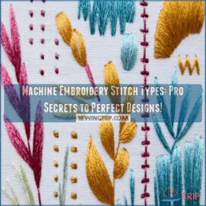 machine embroidery stitch types