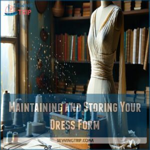 Maintaining and Storing Your Dress Form