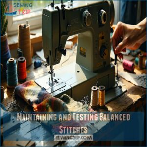 Maintaining and Testing Balanced Stitches