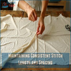 Maintaining Consistent Stitch Length and Spacing