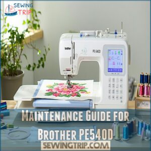 Maintenance Guide for Brother PE540D