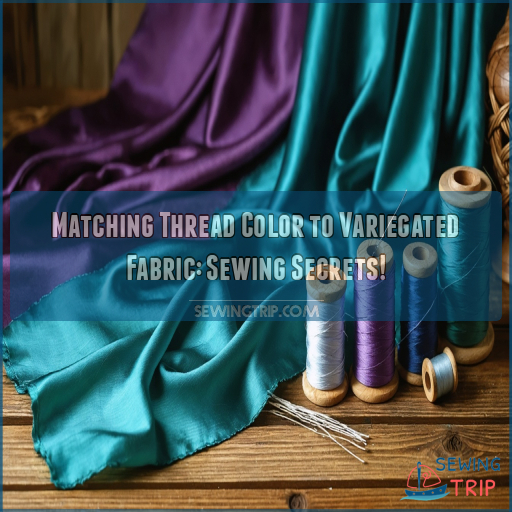 matching thread color to variegated fabric