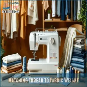 Matching Thread to Fabric Weight