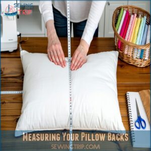 Measuring Your Pillow Backs